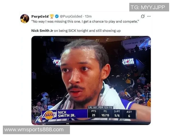 小尼克史密斯表达对湖人签约的感激之情并表示自己已做好准备 小尼克史密斯表达对湖人签约的感激之情并表示自己已做好准备